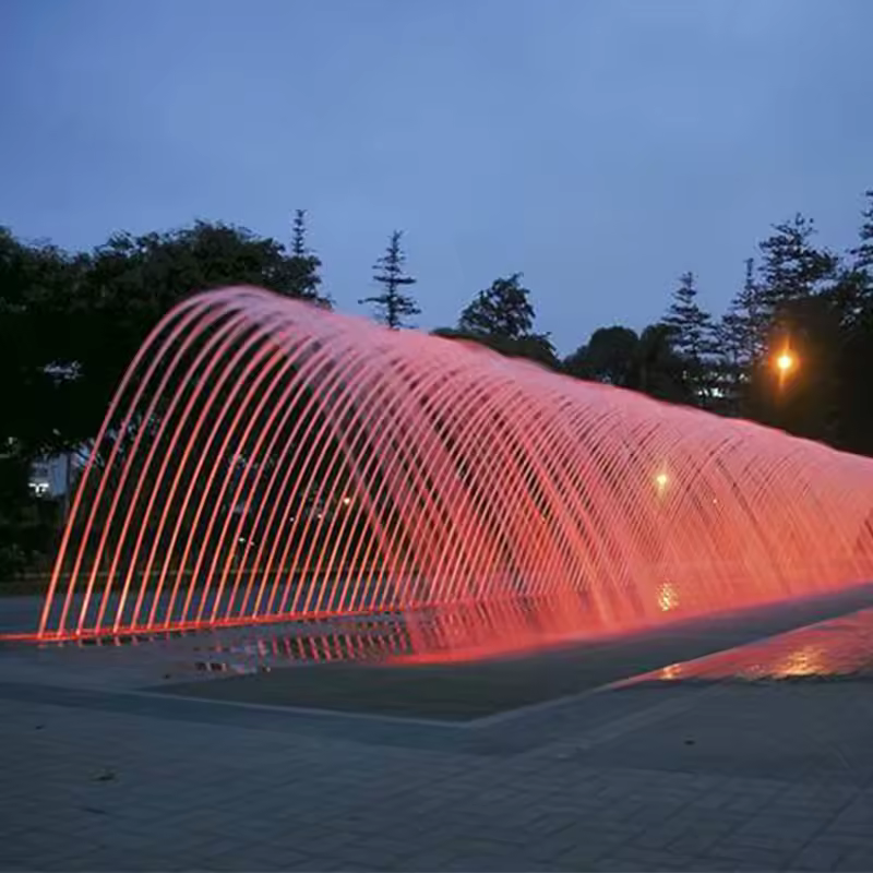 Fontana a getto laminare LED per piscina