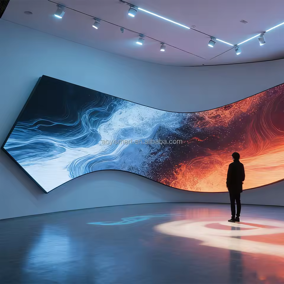 Videowall LED flessibile indoor P1.53/P1.86