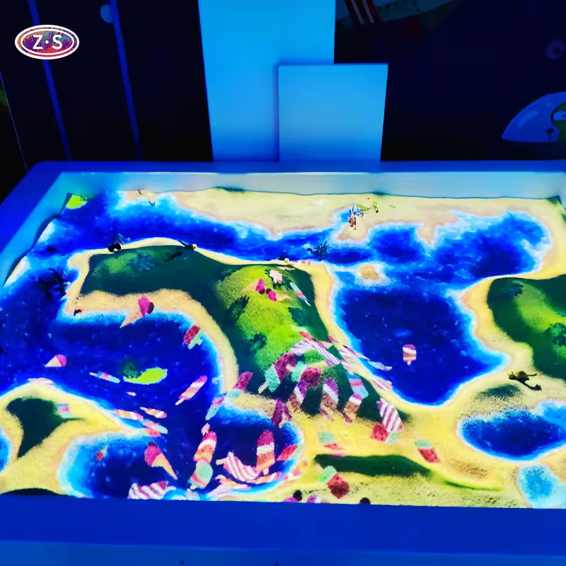 Sandbox AR interattiva con proiezione per musei