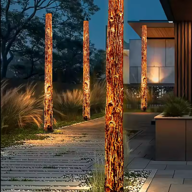 Albero di betulla artificiale luminoso LED da esterno