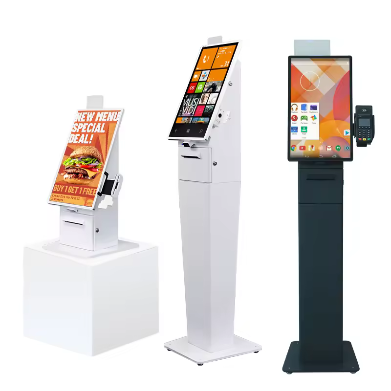 Chiosco self-service touch per code e biglietteria