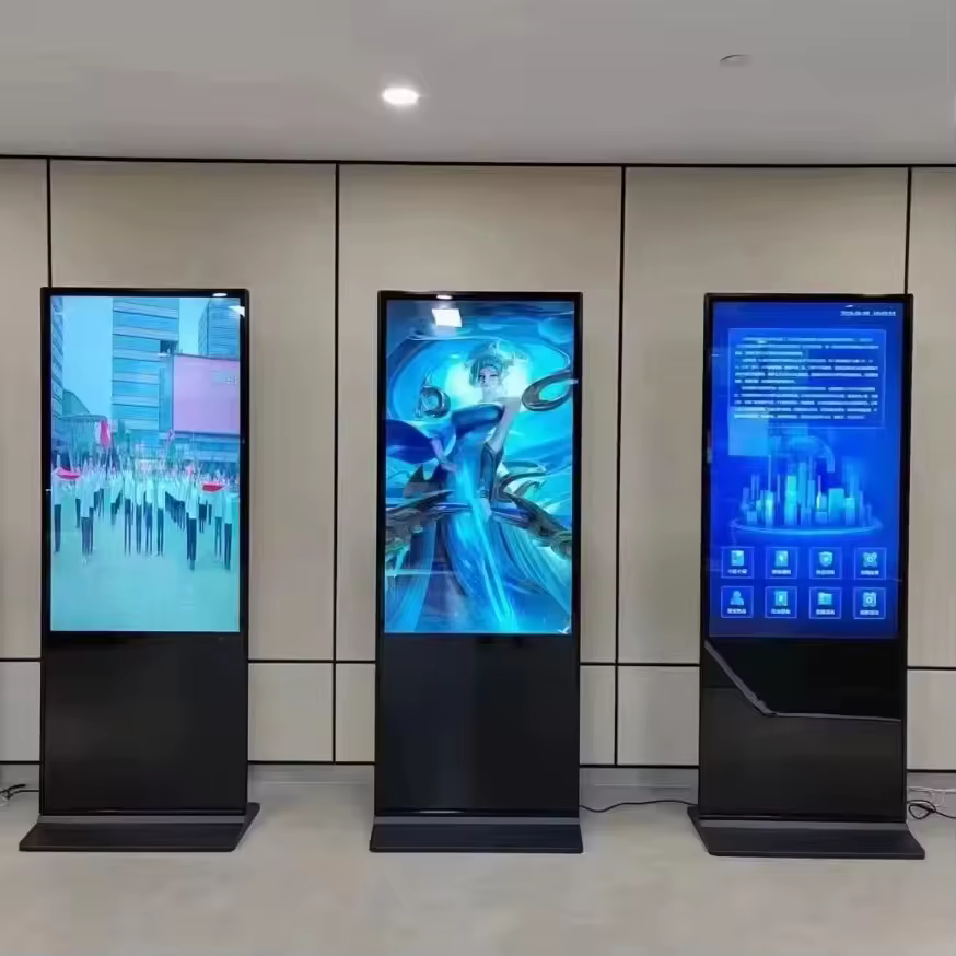 Chiosco touch screen verticale per informazioni e digital signage